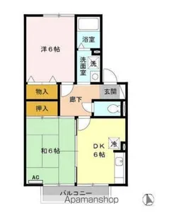 K・Sウィルコート【2階】の間取り