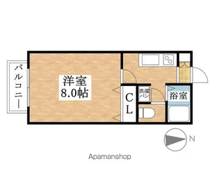 サン・FRIENDS久保一色南Ⅰ【1階】の間取り