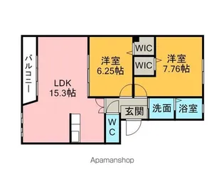 アヴェン【4階】の間取り