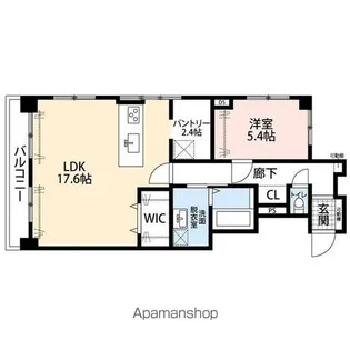 西堀セントラルハイツ【9階】の間取り