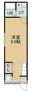 アンビシャス【107号室】の間取り
