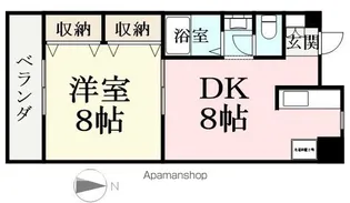 クレストチモリ【303号室】の間取り