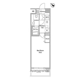 BPRレジデンス代々木初台【3階】の間取り