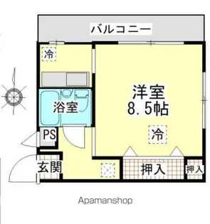 ミレニアム坂戸【2階】の間取り