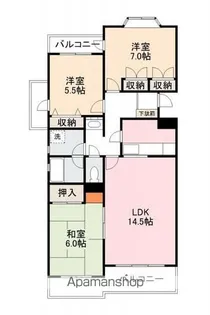 メゾン・ド・稔【501号室】の間取り