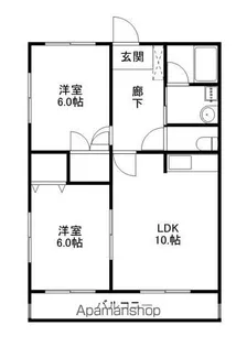シンフォニー【203号室】の間取り