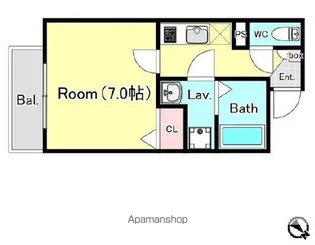 パシフィックコート【2階】の間取り