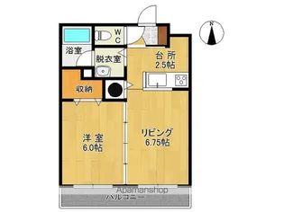 メゾンKINO【101号室】の間取り