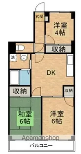 グリーンパレス・ナカミチ【5階】の間取り