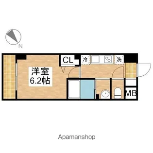 ラグゼナ上前津【8階】の間取り