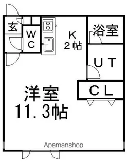 ドゥアズガーデン【4階】の間取り
