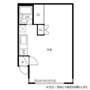 川畑ビルAB【B001号室】の間取り