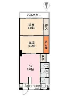ドルフィン藤塚【1階】の間取り