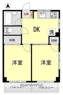 ホワイトポート大山【2階】の間取り