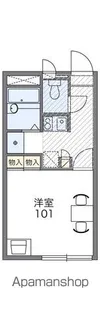レオパレス尼崎【3階】の間取り