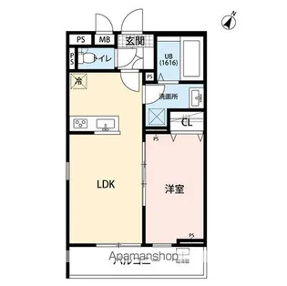 リコルテ志茂【1階】の間取り