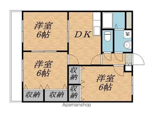 サンフィールド2【305号室】の間取り