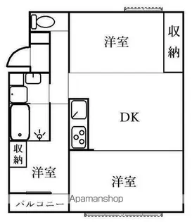 東和マンション【2階】の間取り