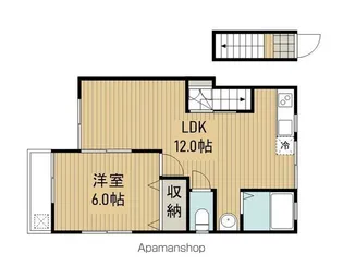 コーポあかねⅡ【202号室】の間取り