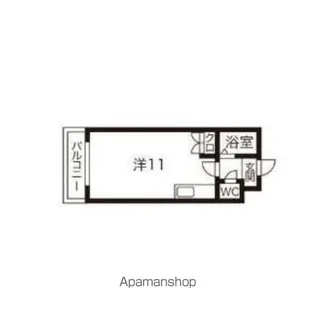 キャンパスビレッジ【303号室】の間取り