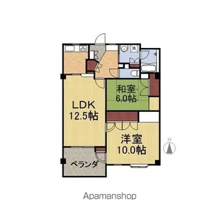 開発ガーデンパーク【103号室】の間取り