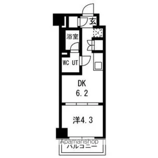 東京都中野区南台2丁目【マンション】の間取り