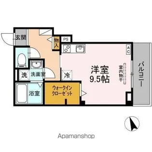 NーSTAGE東別院【3階】の間取り