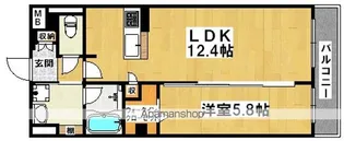 アラモード深井【5階】の間取り