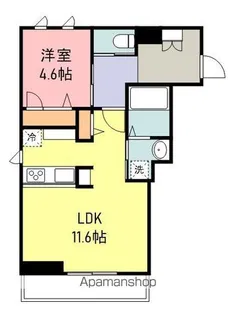 グランメゾン アムール錦町【202号室】の間取り
