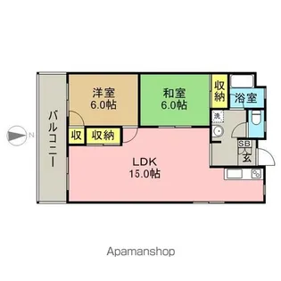サンコーポタカキ【2階】の間取り
