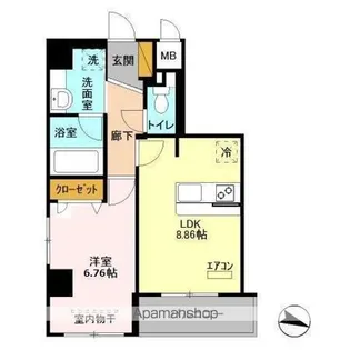 セレス稔台【5階】の間取り