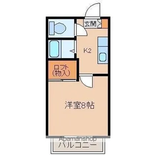 コーポシャルマンⅢ【107号室】の間取り