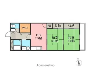 セブンハイツ【2階】の間取り