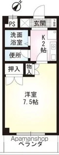 村野旭が丘ビル【4階】の間取り