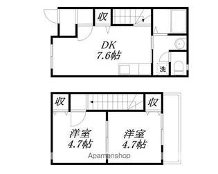 アビタN・Y【1階】の間取り
