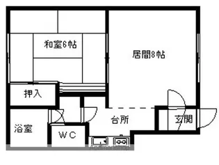野口マンション【1階】の間取り