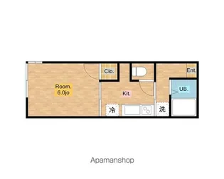 高橋方【101号室】の間取り
