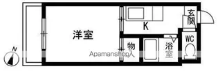 ルエメゾンロワール西公園Ⅲ1号館【2階】の間取り