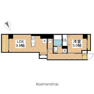 Berg SAKAE【5階】の間取り