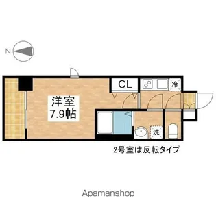 メイクス新栄【202号室号室】の間取り