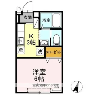 ソリアードU【1階】の間取り