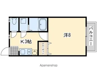 PLACE21(プレイス21)【2階】の間取り