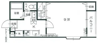 秋桜ハイツ【2階】の間取り