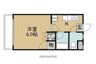 ビューフナト【1階】の間取り