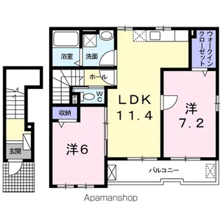 ガーデン フォレスト Ⅰ【2階】の間取り