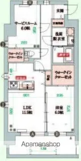 メゾン・ド・リヴェール【3階】の間取り