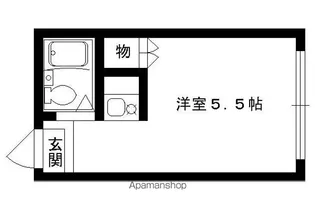 コーポ紫明【3階】の間取り