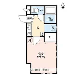 フジメゾンセントレノ【1階】の間取り