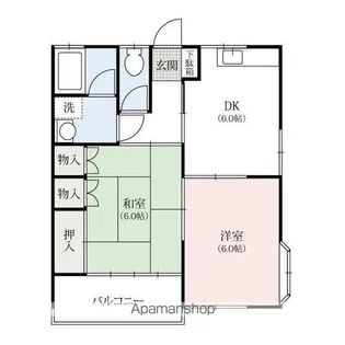 ヴィレッジ須藤大八木【1階】の間取り