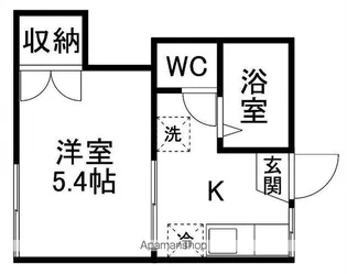 アネックス30(家具家電付)【102号室】の間取り